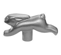 Staub 40510-661-0 Accessoires Bouton Animal Acier Inoxydable Gris 6 X 2 X 4 Cm Gris G