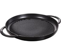 STAUB Poêle à griller Pure Staub fonte ronde noire Ø30 cm