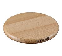 STAUB 41190732 Dessous de Plat Rond Magnétique Bois Marron