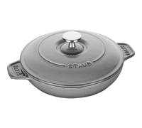 STAUB Assiette Chaude en Fonte, Ronde, Ø 20 cm, 0,75 L, Gris Graphite
