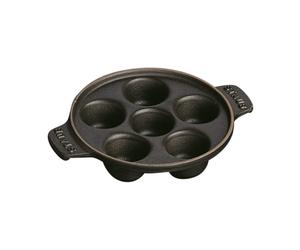 STAUB Assiette escargot Staub fonte Ø14 cm Noir