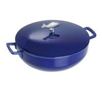 STAUB Cocotte en Fonte, "du Pêcheur", Ø 28 cm, 4,65 L, Bleu Intense