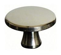 Staub Bouton moyen modèle pour cocotte en fonte 4 x 4 x 2,8 cm Nickel/Or