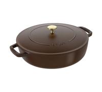 Staub Braisers 28 cm, Sauteuse Chistera, Chocolat