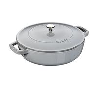 Staub Braisière fonte ronde 28 cm 3,7 L Gris graphite