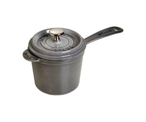 STAUB Casserole haute La Cocotte Staub gris graphite 1.2 L