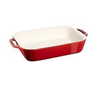 Staub Ceramique 27 x 20 cm, Assiette chaude, Cerise