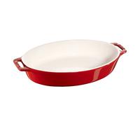 Staub Ceramique 29 cm, Plat empilable, Cerise