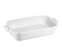 STAUB Plat de cuisson rectangulaire Staub 34 x 24 cm blanc