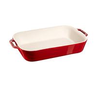 Staub Ceramique 34 x 24 cm, Assiette chaude, Cerise