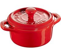 Staub Ceramique Mini Cocotte, 10 cm Cerise-Rouge ronde Céramique Cerise-Rouge