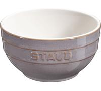 Staub Céramique Saladier à fruits Saladier à mélanger, rond Gris antique 14 cm