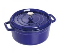 Cocotte Rond 28 cm Staub Fonte 40510-285-0 Bleu intense