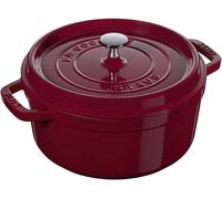 Cocotte 26 cm, Rond(e), Bordeaux, Fonte