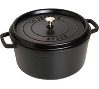 Staub La Cocotte 30 cm, Rond(e), Noir, Fonte