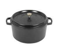 STAUB Cocotte Bräter new Classic Gusseisen 6,7 l Ø28cm schwarz
