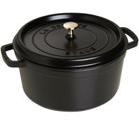 STAUB - Cocotte / Cocotte ronde avec couvercle noir, 34 cm