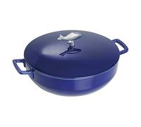 STAUB Cocotte en Fonte, "du Pêcheur", Ø 28 cm, 4,65 L, Bleu Intense