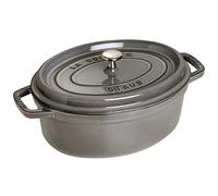 Cocotte Staub Gris graphite ovale 27 cm