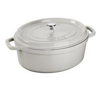 Staub La Cocotte 33 cm, Ovale, Truffe blanche, Fonte