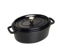 STAUB Cocotte en fonte ovale Staub 4.2 l noir