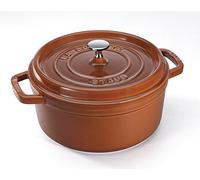STAUB Cocotte en Fonte, Ronde, Ø 22 cm, 2,6 L, Cannelle