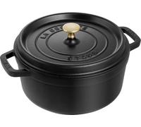 Staub Cocotte 405093100 - Ø 26 cm - 5 litres - Compatible induction - Noir mat