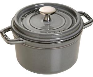 STAUB Cocotte en Fonte, Ronde, 16 cm, 1,2 L, Gris Graphite