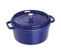 STAUB Cocotte en Fonte, Ronde, 28 cm, 6,7 L, Bleu Intense