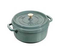 Staub - Cocotte ronde La Cocotte en fonte 26 cm 5,2 L Eucalyptus - Couvercle anti-goutte