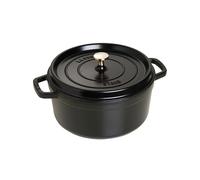 STAUB Cocotte en fonte ronde Staub 5.2 l noir