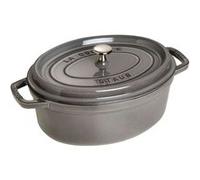 STAUB Cocotte ovale La Cocotte Staub fonte 3.2 L Gris graphite