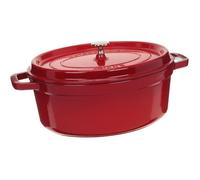 STAUB Cocotte Ovale - En fonte - Emaillée - 31 cm - 5,5L - Cerise