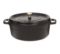 STAUB Cocotte Ovale - En fonte - Emaillée - 31 cm - 5,5L - Noir Mat