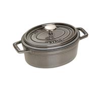 STAUB Cocotte ovale La Cocotte Staub fonte 1 L Gris graphite
