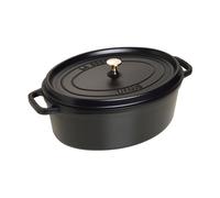Cocotte OVALE noire, STAUB - Taille - ovale 37 cm