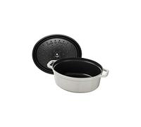STAUB Cocotte Ovale Truffe Blanche, Taille - 31cm