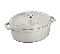 Cocotte en fonte Emaillée Ovale Staub Truffe D37 8L