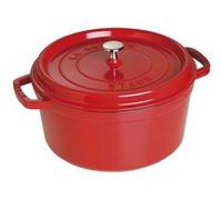 STAUB Cocotte Rond 28 cm Cerise Rouge G