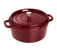 STAUB Cocotte ronde La Cocotte Staub fonte 6.7 L Rouge grenadine