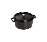 STAUB Cocotte ronde La Cocotte Staub fonte 1.7 L Noir