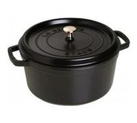 Staub - Cocotte ronde 22 cm noir 2.6L Noir G
