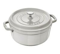 STAUB Cocotte Ronde 22 cm Truffe blanche Blanc G