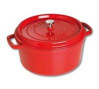 Staub Cocotte en fonte La Cocotte 30 cm 8,35 L Rouge Cerise