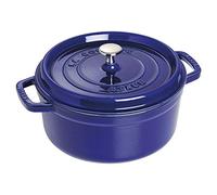 STAUB - Cocotte ronde - 4 litres - Bleu foncé