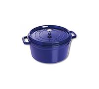 Staub - Cocotte ronde bleu intense 26 cm 5L