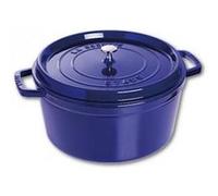 Staub - Cocotte ronde bleu intense 26 cm 5L Bleu G