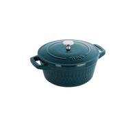 STAUB - Cocotte Ronde en Fonte, 24 cm, Blue La Mer