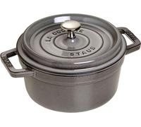 Cocotte ronde STAUB 22 cm gris graphite