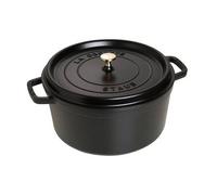 Staub - Cocotte Ronde Fonte 22 Cm 2,6 L - Noir